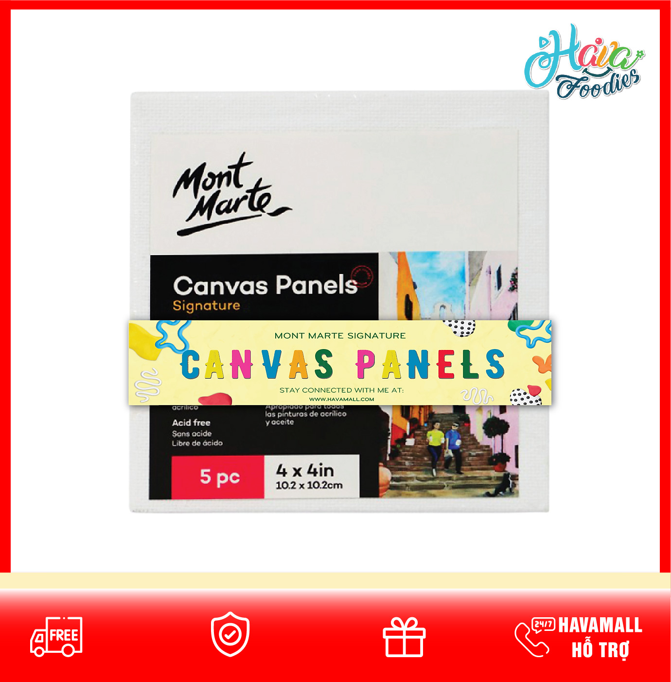 Canvas Panels Mont Marte Chuyên Dùng Vẽ Tranh