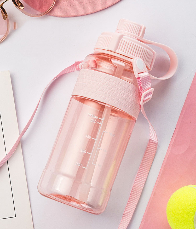 Bình đựng nước thể thao kèm ống hút tiện dụng dung tích 1000ml