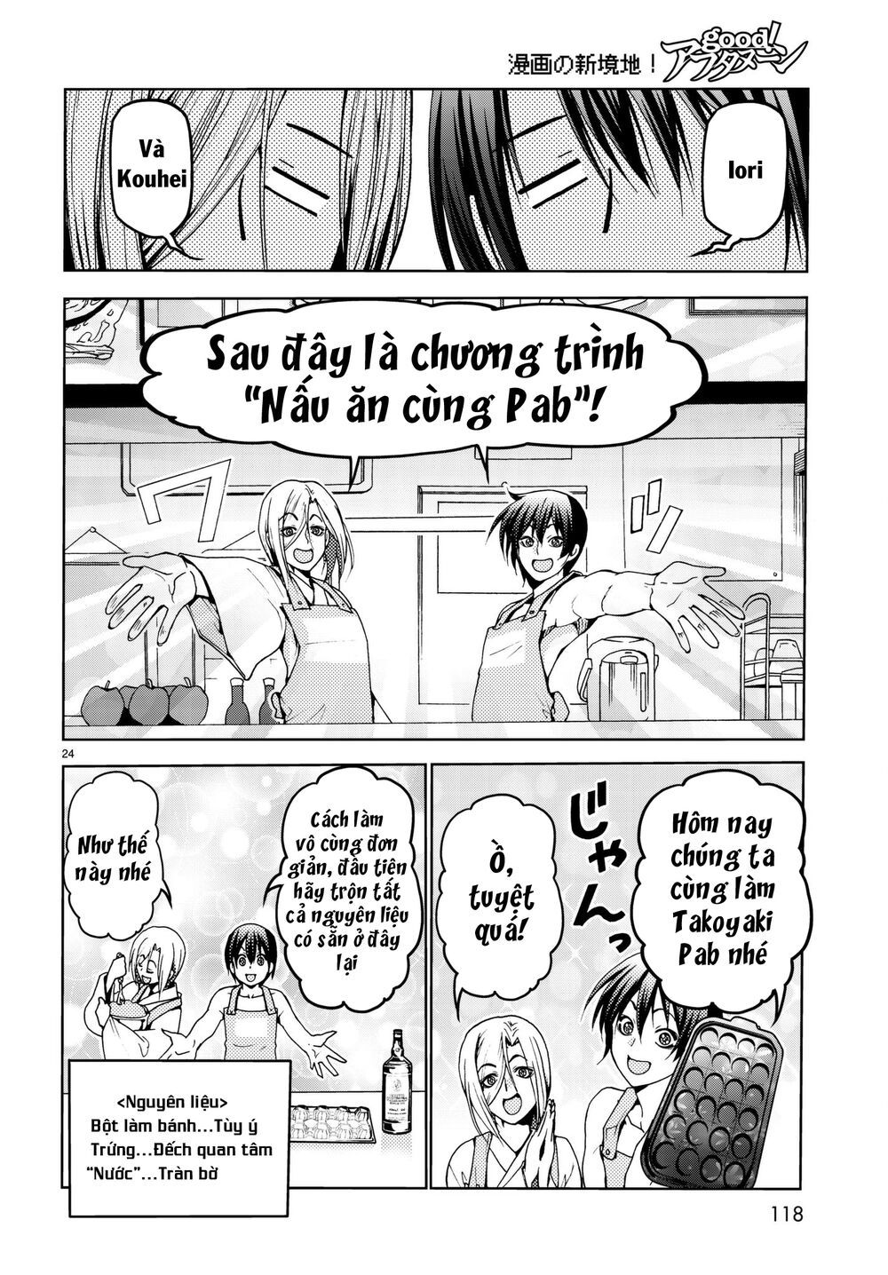 cô gái thích lặn - grand blue chapter 46 24