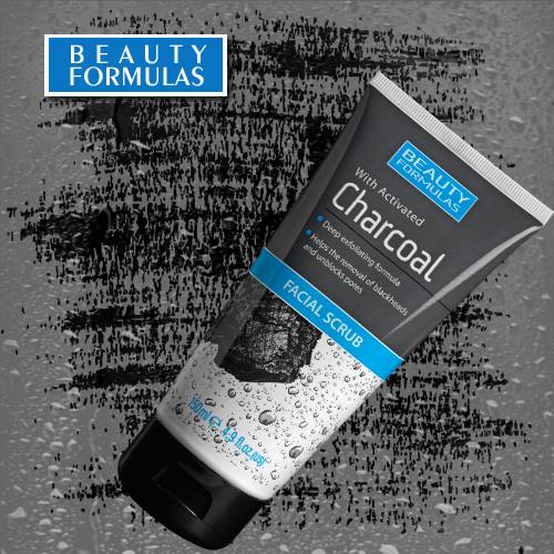 Sữa Rửa Mặt Than Hoạt Tính Giúp Tẩy Tế Bào Chết Beauty Formulas