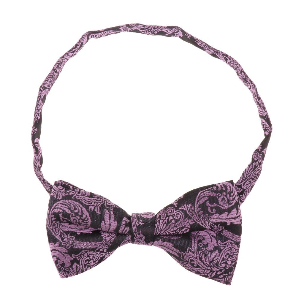 Men's Formal Tuxedo Bowtie Pre-tied Neckties with Adjustable Strap