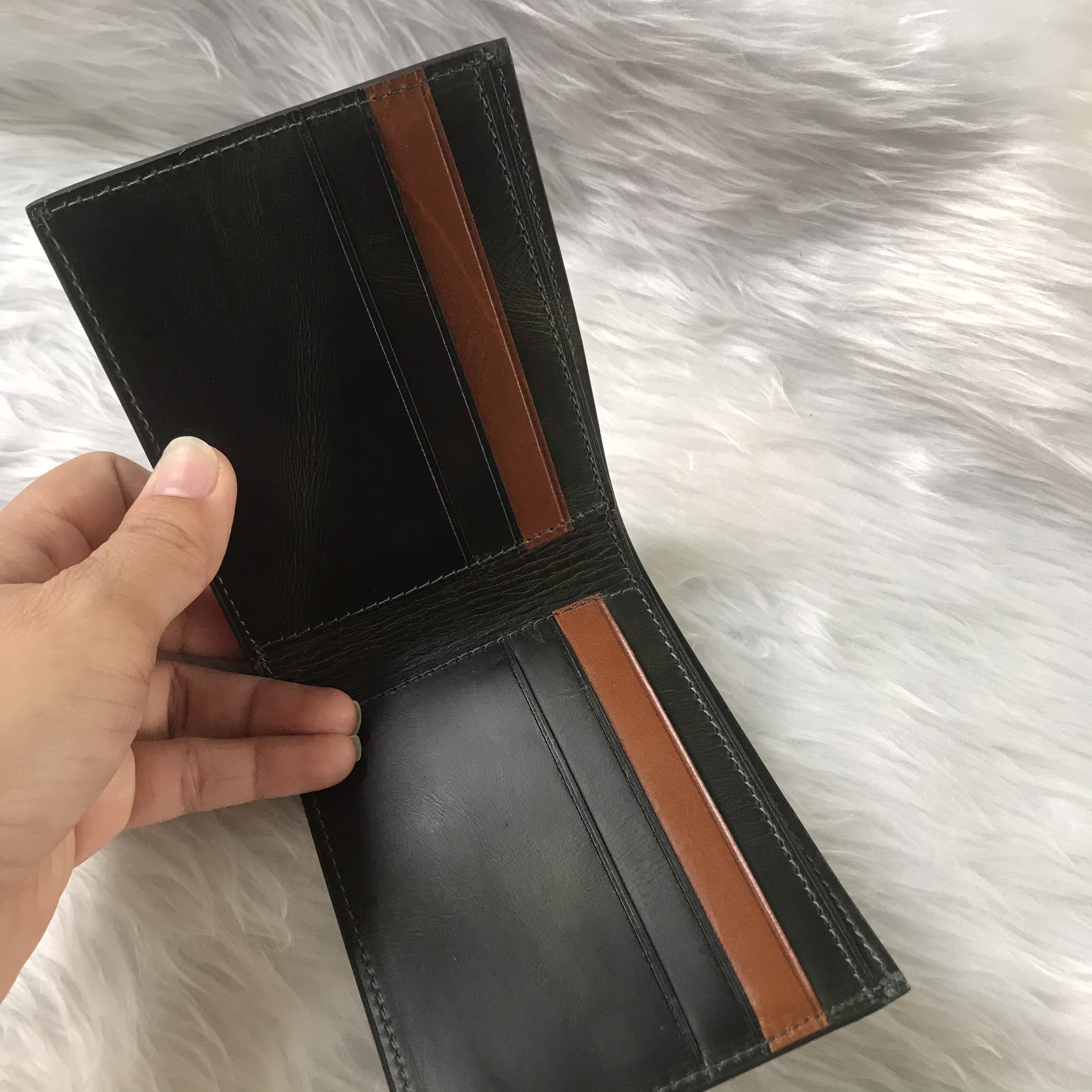 VÍ DA BÒ PULLUP DA CAO CẤP NHIỀU MÀU
