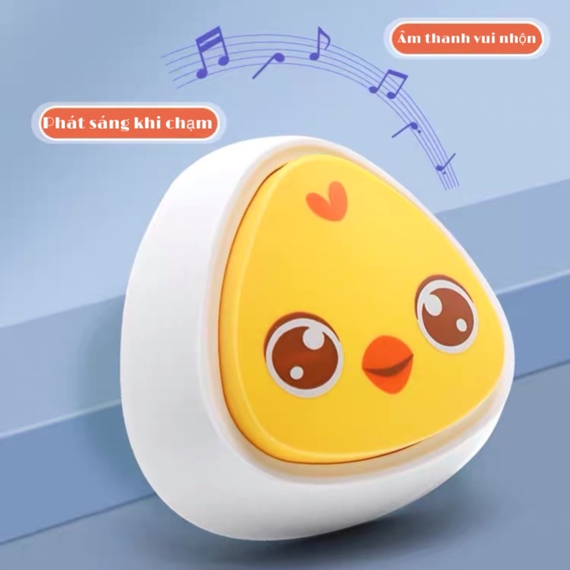 Đồ chơi vận động - Bộ chạm nhảy hỗ trợ tăng chiều cao, âm thanh vui nhộn, màu sắc dễ thương cho bé