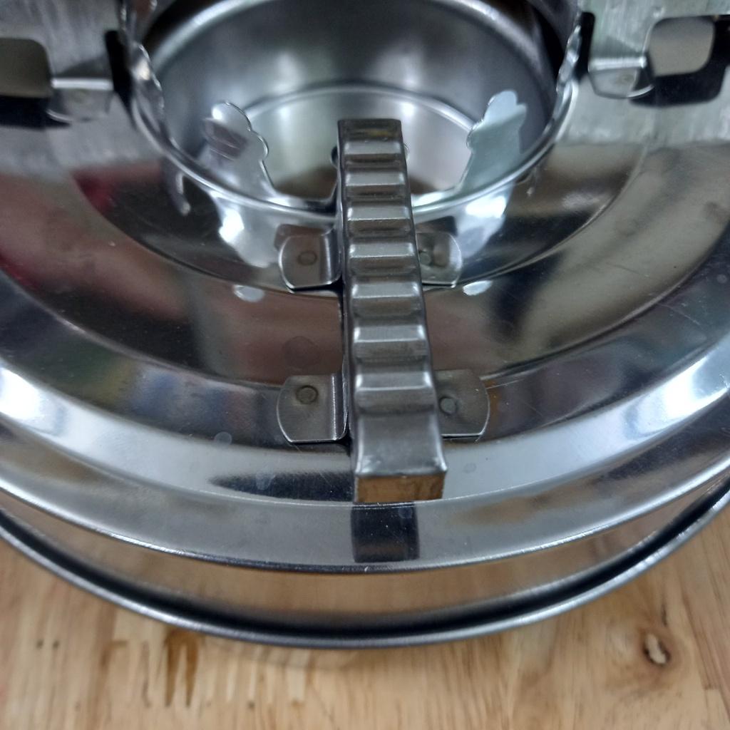 Bếp cồn Inox chất liệu dày dặn - Hàng chất lượng cao- Thanh gạt nhẹ nhàng - Giao nhanh - Không ưng đền tiền gấp 2;