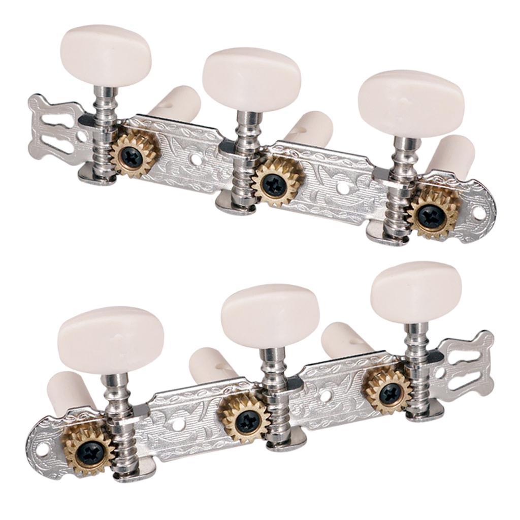 2pcs Classical Guitar Tuners Tuning Pegs Keys Machine Heads