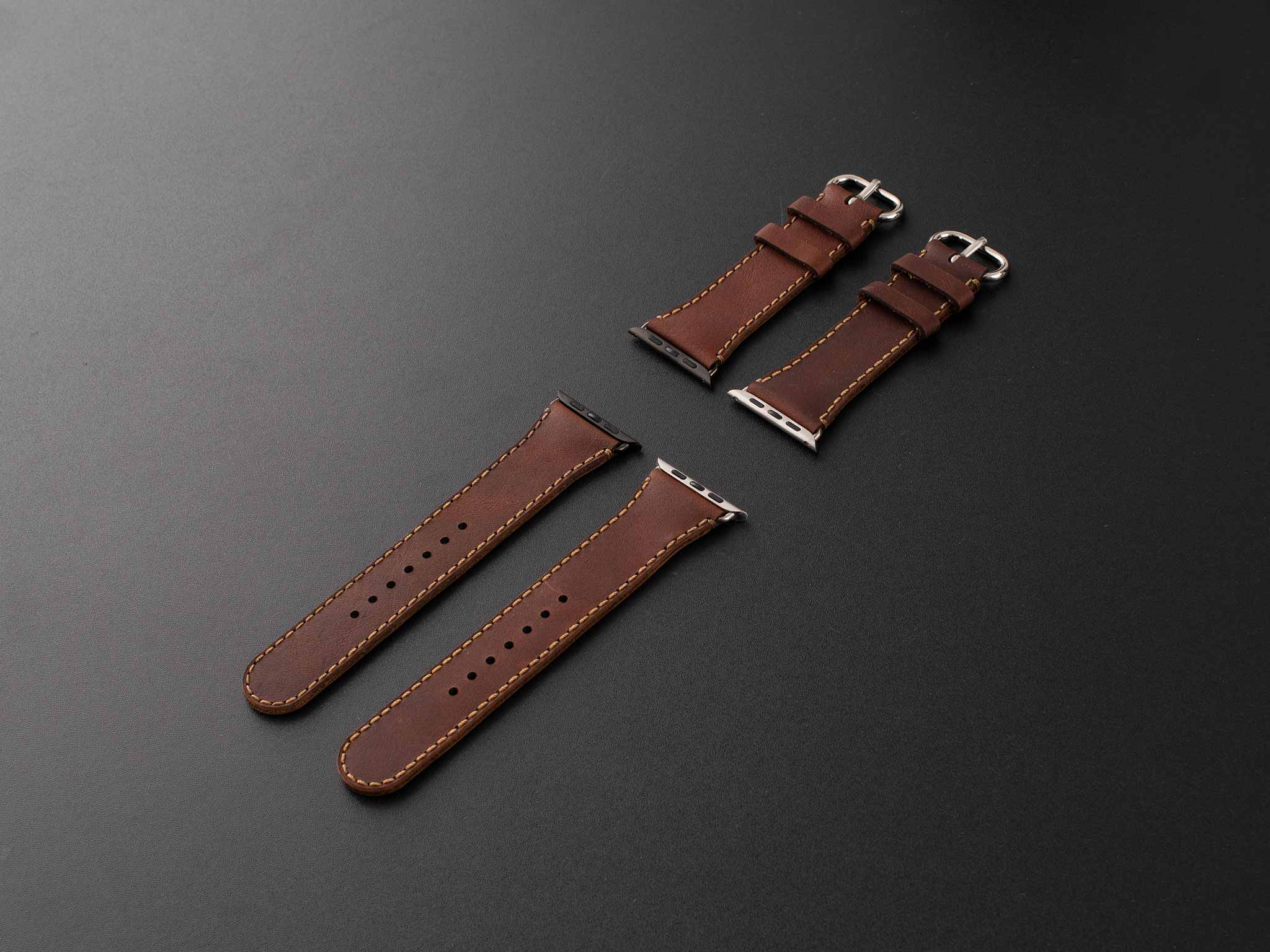 Dây Da Cho Đồng Hồ Apple Watch Sen Sử Dụng Được Dưới Nước- 38/40MM