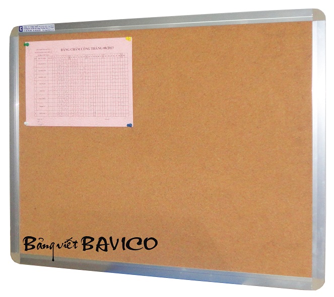 Bảng ghim bần Bavico KT 40x60cm