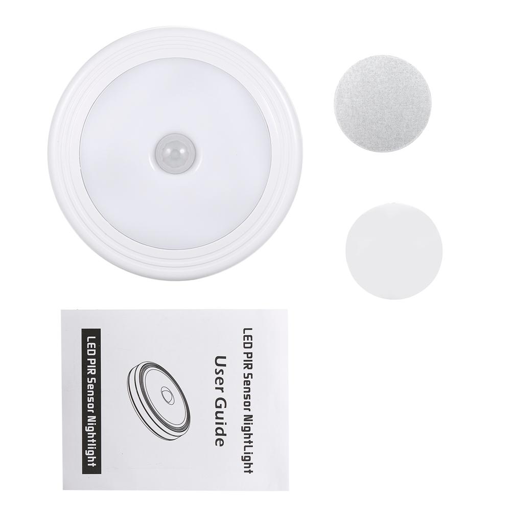 Đèn LED cảm biến chuyển động bằng tia hồng ngoại 6 LED tích hợp ánh sáng nhẹ không chói chạy bằng pin