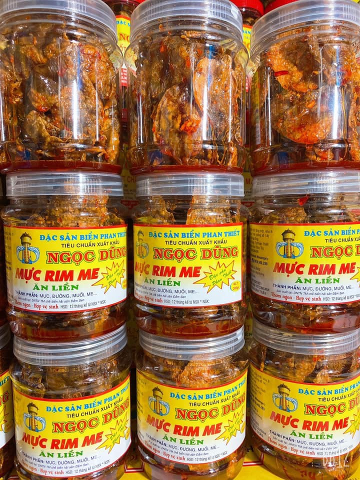 Đặc sản Phan Thiết - Mực Rim Me Đã Chế Biến Ăn Liền Hộp 200 Gram Là Món Ăn Ngon Ơi Là Ngon. Hạn Sử Dụng 6 Tháng Kể Từ Ngày Đặt Hàng - OCOP 4 Sao