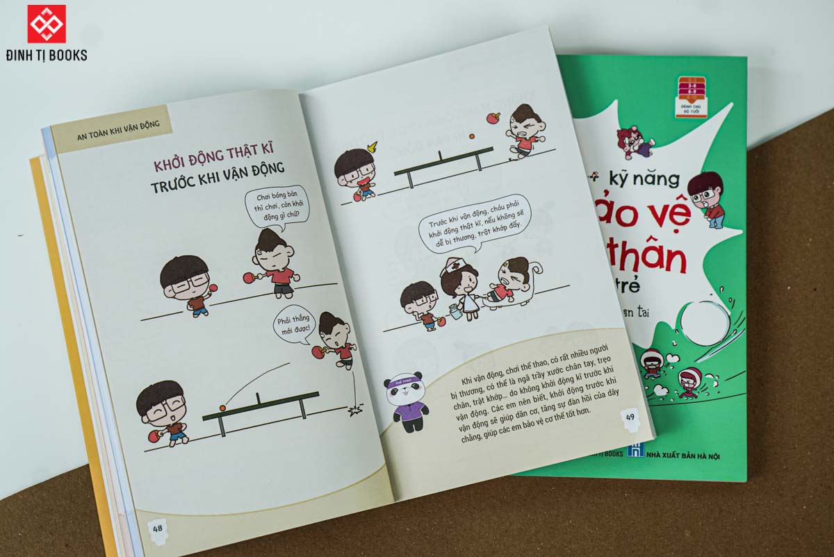 Sách - 100++ Kỹ Năng Tự Bảo Vệ Bản Thân Cho Trẻ 3-9 Tuổi - Đinh Tị Books
