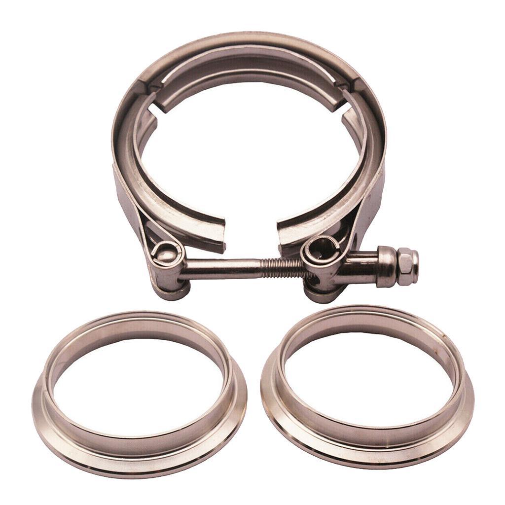 3.5 inch Stainless Steel Exhaust V Band Clamp Flange Kit   Flange