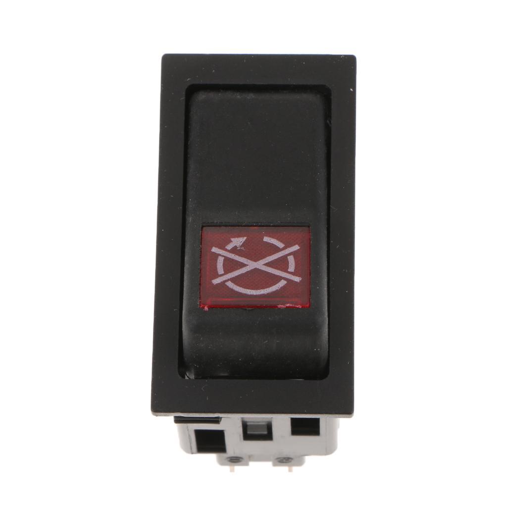 3-5pack 2-Pin On/Off Push Button Rocker Switch for Car Trucks Universial