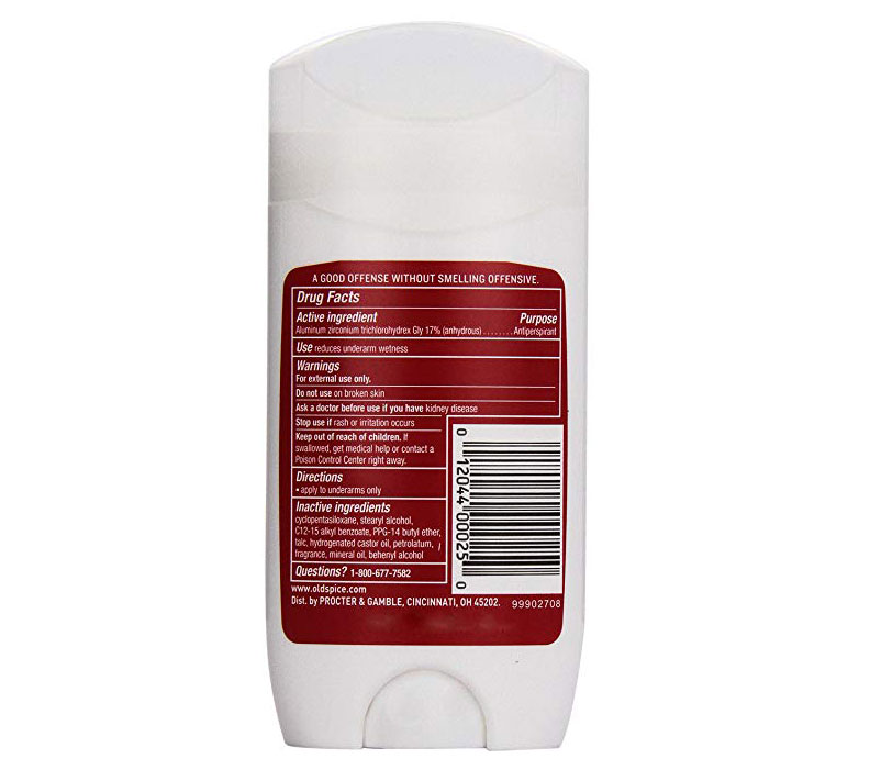 Lăn khử mùi nam Old Spice High Endurance Deodorant Long Lasting Stick Pure Sport 85g - USA