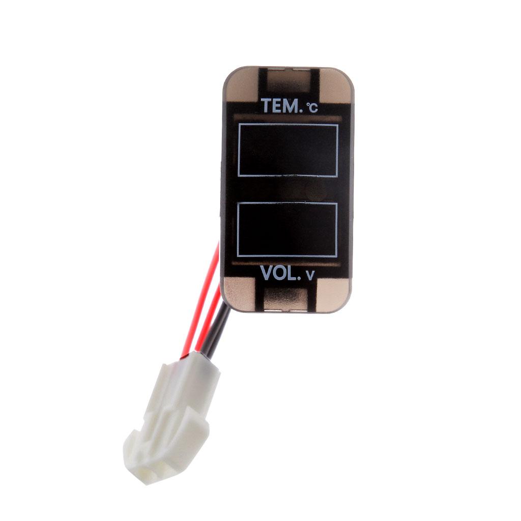 LED Battery Voltmeter Monitor Thermometer For Prado 150 Landcruiser 200
