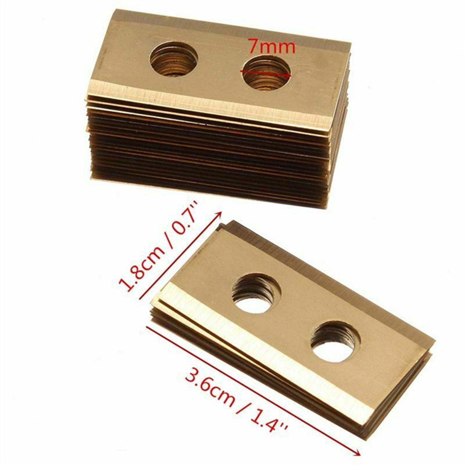 30 cái Lưỡi cắt bằng Titanium + 60 cái Ốc thay thế cho Máy cắt cỏ Robot Worx