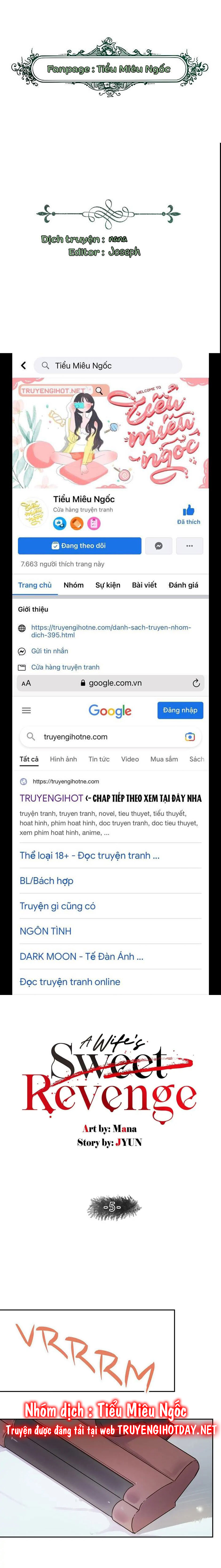 sự trả thù ngọt ngào của vợ tôi chapter 9 1