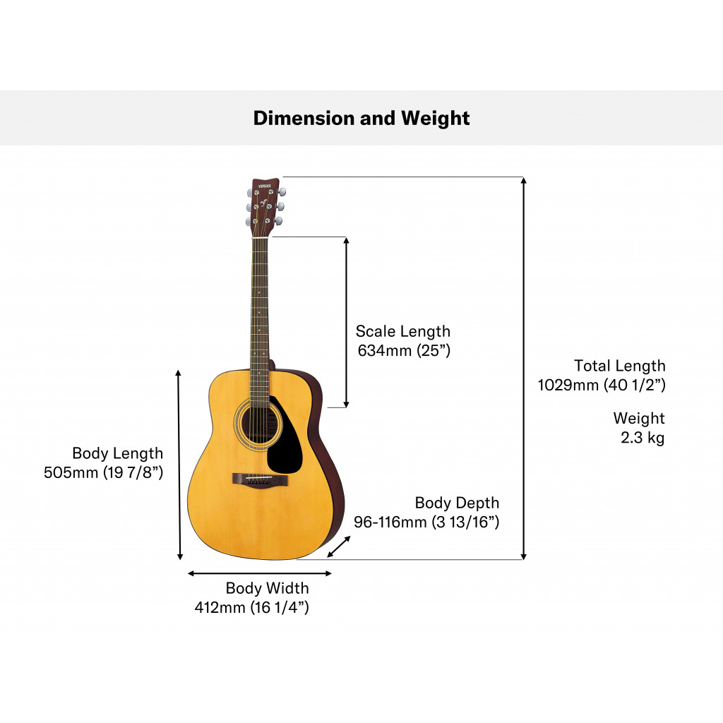 Đàn Guitar Acoustic, Guitar thùng - Yamaha F310 - Natural, tự tin chơi nhạc cùng F310 - Hàng chính hãng