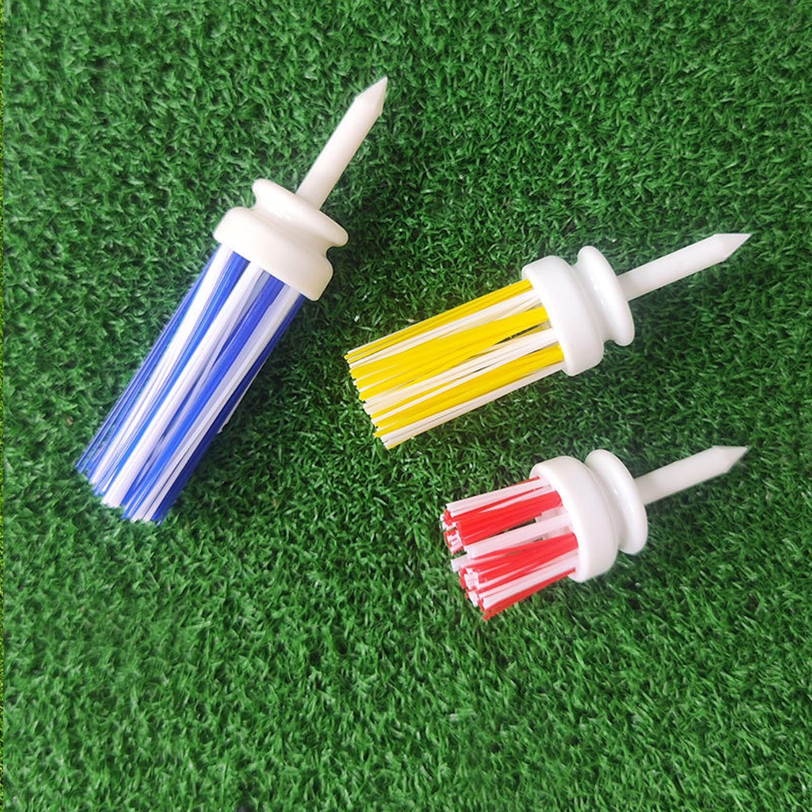Brush Golf Tees Type Golf Equipment Low Friction Resistance Golf Ball Holder