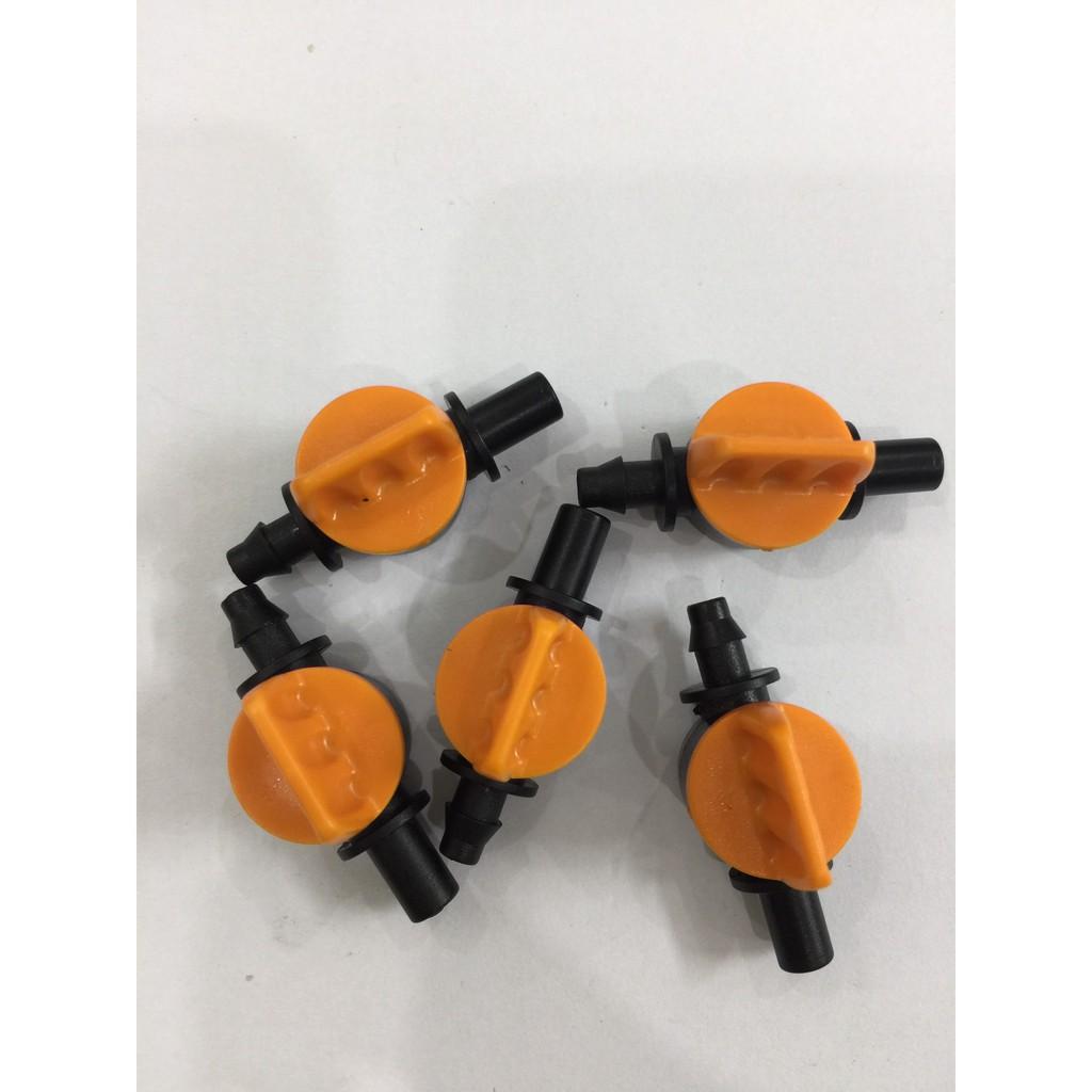 Béc phun sương đơn có van khóa đầu béc kết nối ống 8mm