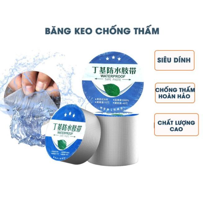 Băng Keo SIÊU DÍNH trên mọi bề mặt, chống thấm nước Nhật Bản khổ 5 cm x 5 mét