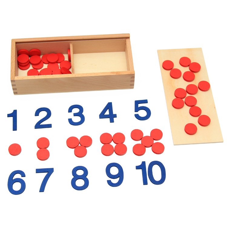 Bộ giáo cụ Montessori số và chấm - TotdepreHH1067