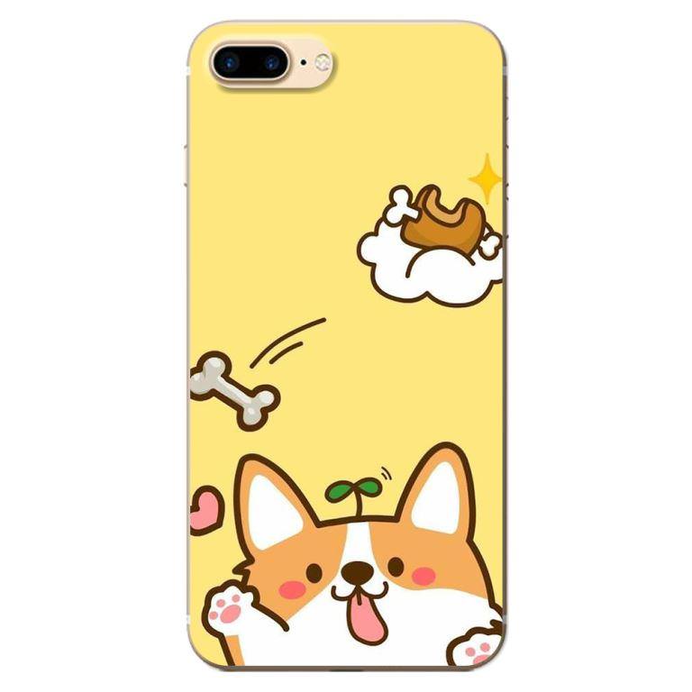 Ốp lưng dành cho iPhone 7 plus/8plus - Cún Thèm Đùi Gà