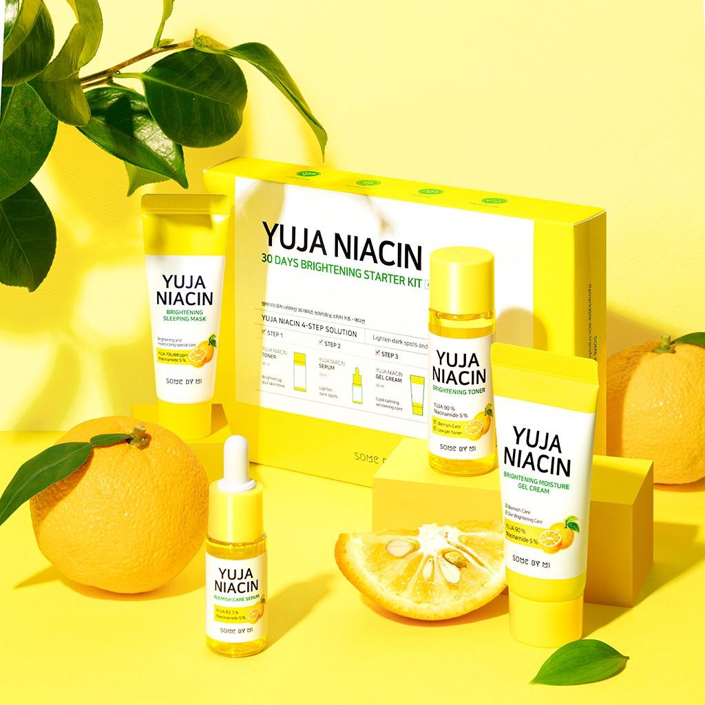 Kem Some By Mi Yuja Niacin Brightening Moisture Gel Cream MINI SIZE 30ml + Tặng kèm 1 băng đô tai mèo