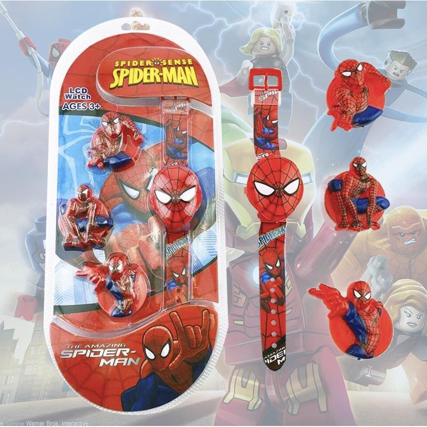 Set đồng hồ điện tử Spiderman 4 mặt