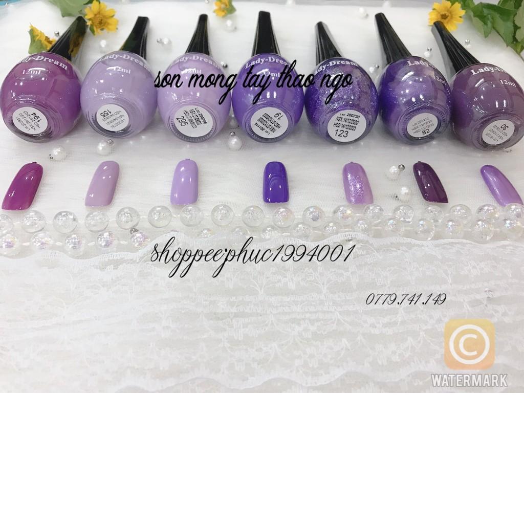 Sơn móng tay ladydream 12ml (sơn thường)