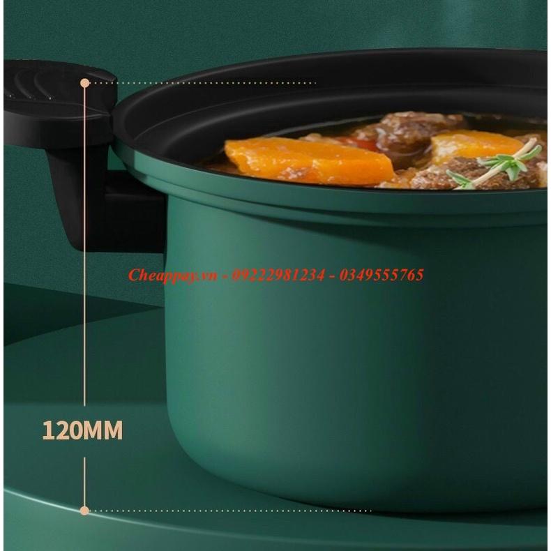 Nồi hầm công nghệ áp suất dung tích 3,5lit đường kính nồi 22cm