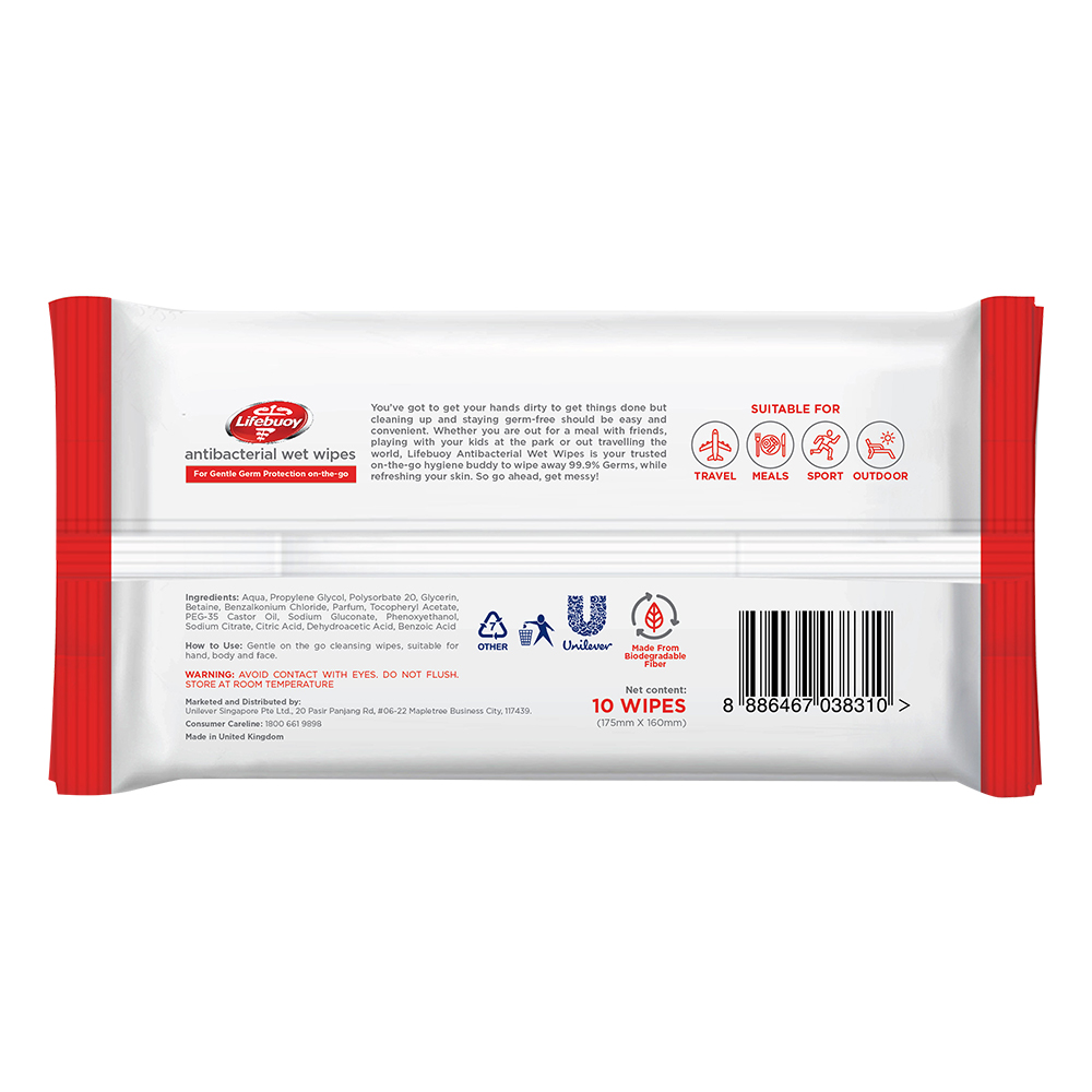 Khăn ướt diệt khuẩn Lifebuoy