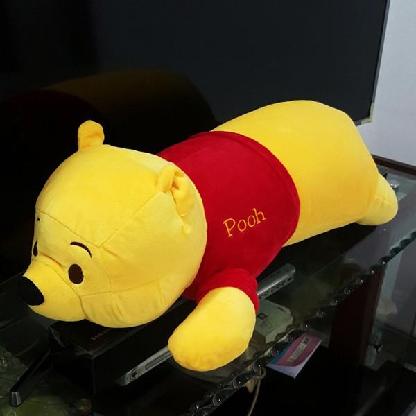 GỐI ÔM GẤU POOH (60 CM) G25 (VÀNG PHỐI ĐỎ)