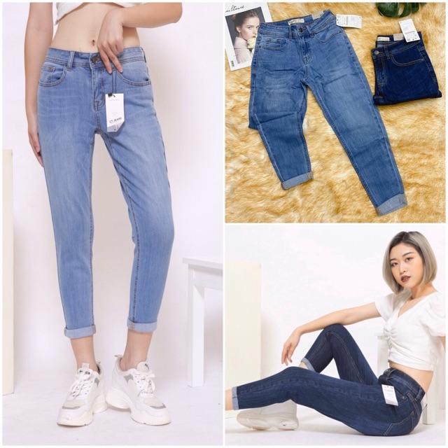 Quần jean boy trơn quốc dân cao cấp