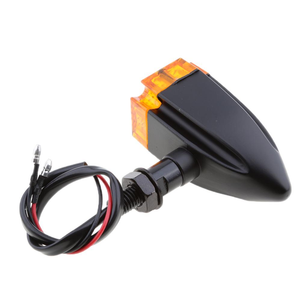 Pair Amber Light for Motorcycle Front Rear  Indicator Bulb