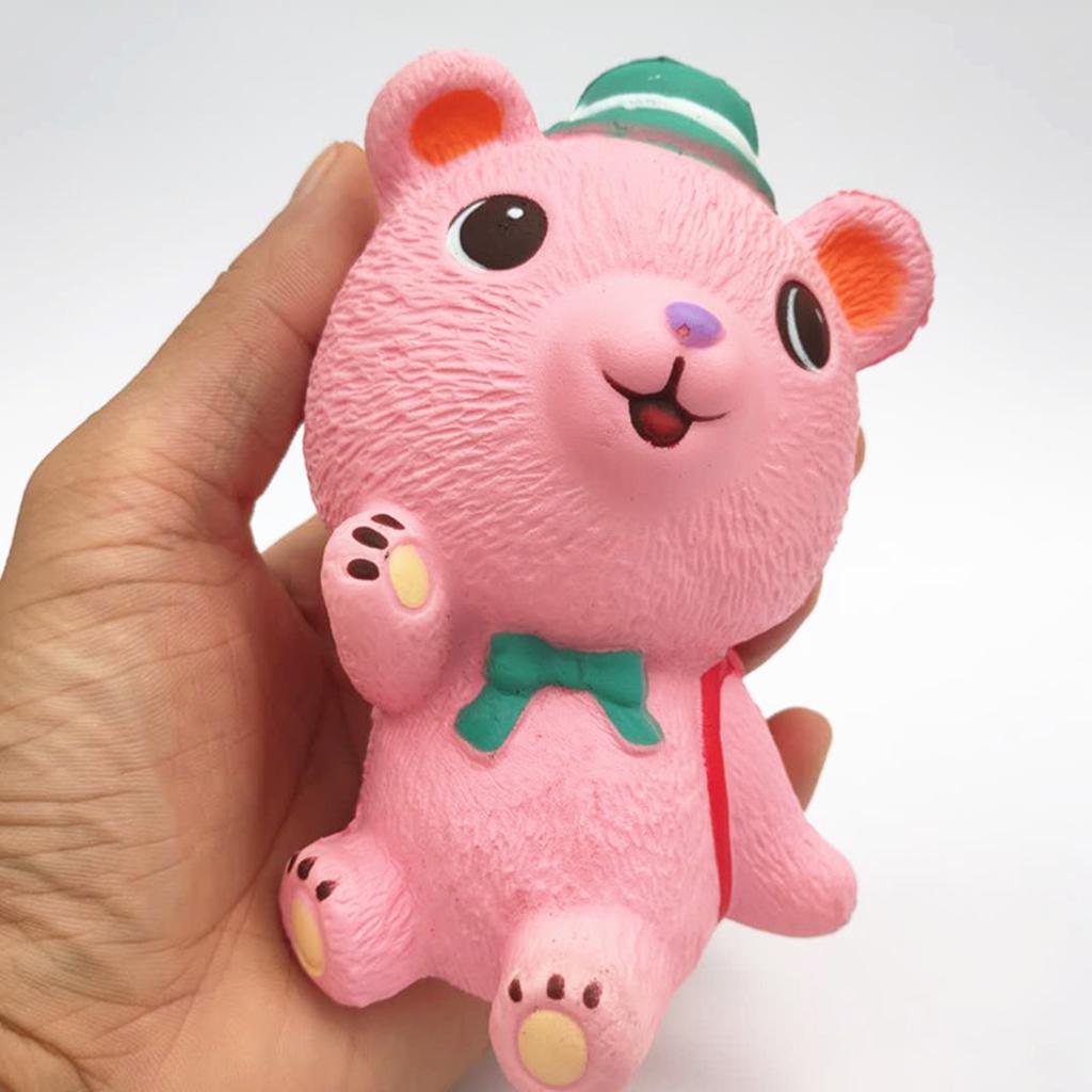 Jumbo Squishy Cartoon Backpack Pig Animal Soft Slow Rising Cream Scented Squeeze Kid Gift Toy Home Office Decor Christmas