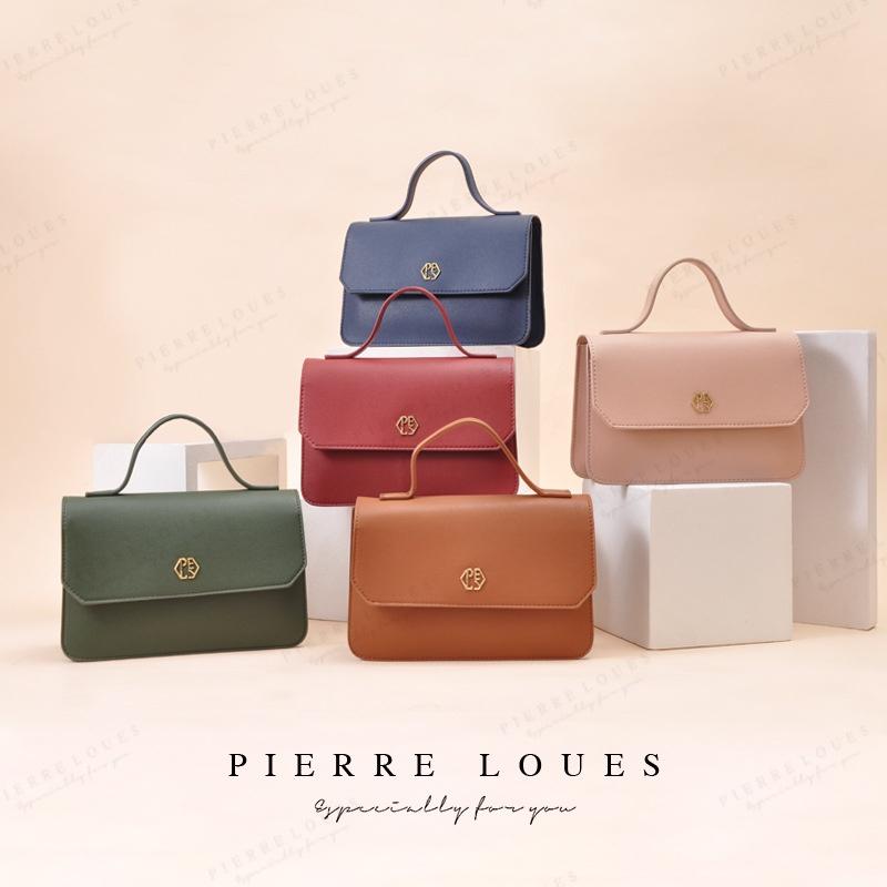Túi đeo chéo nữ hàng hiệu Pierre Loues có quai cầm thời trang Hàn Quốc - PL51439