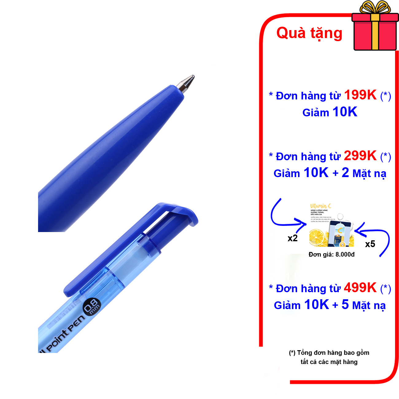 20 cây bút bi TL 023