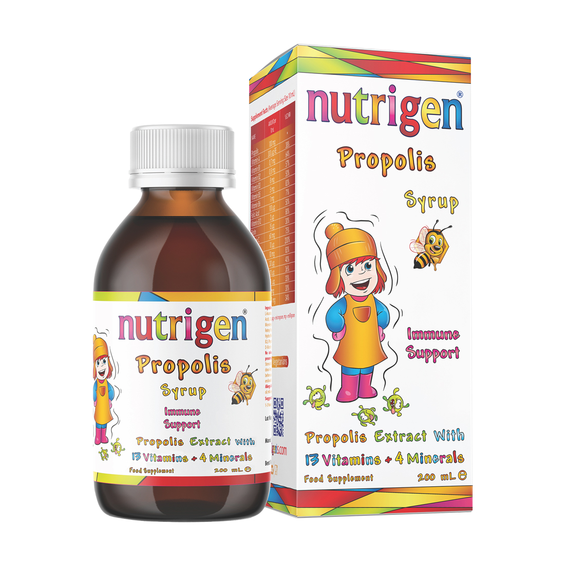 Siro Nutrigen Propolis Syrup tăng đề kháng, hỗ trợ hô hấp cho trẻ em