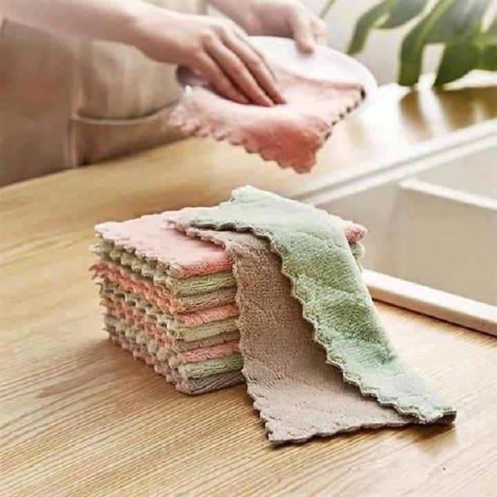 Khăn Lau Chén Đĩa Sang Trọng Nhà Bếp 15x26cm