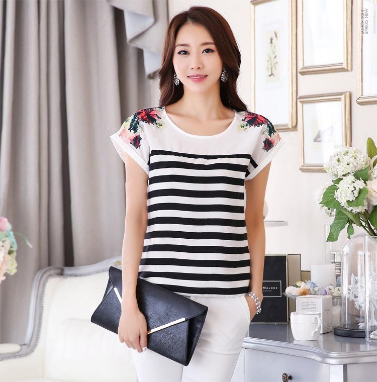 ÁO SƠ MI SỌC NGANG GIẤU BỤNG_TB 520