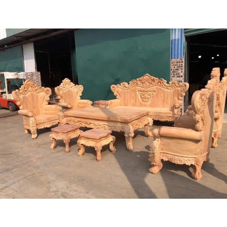 Bộ bàn ghế hoàng gia gỗ gõ đỏ