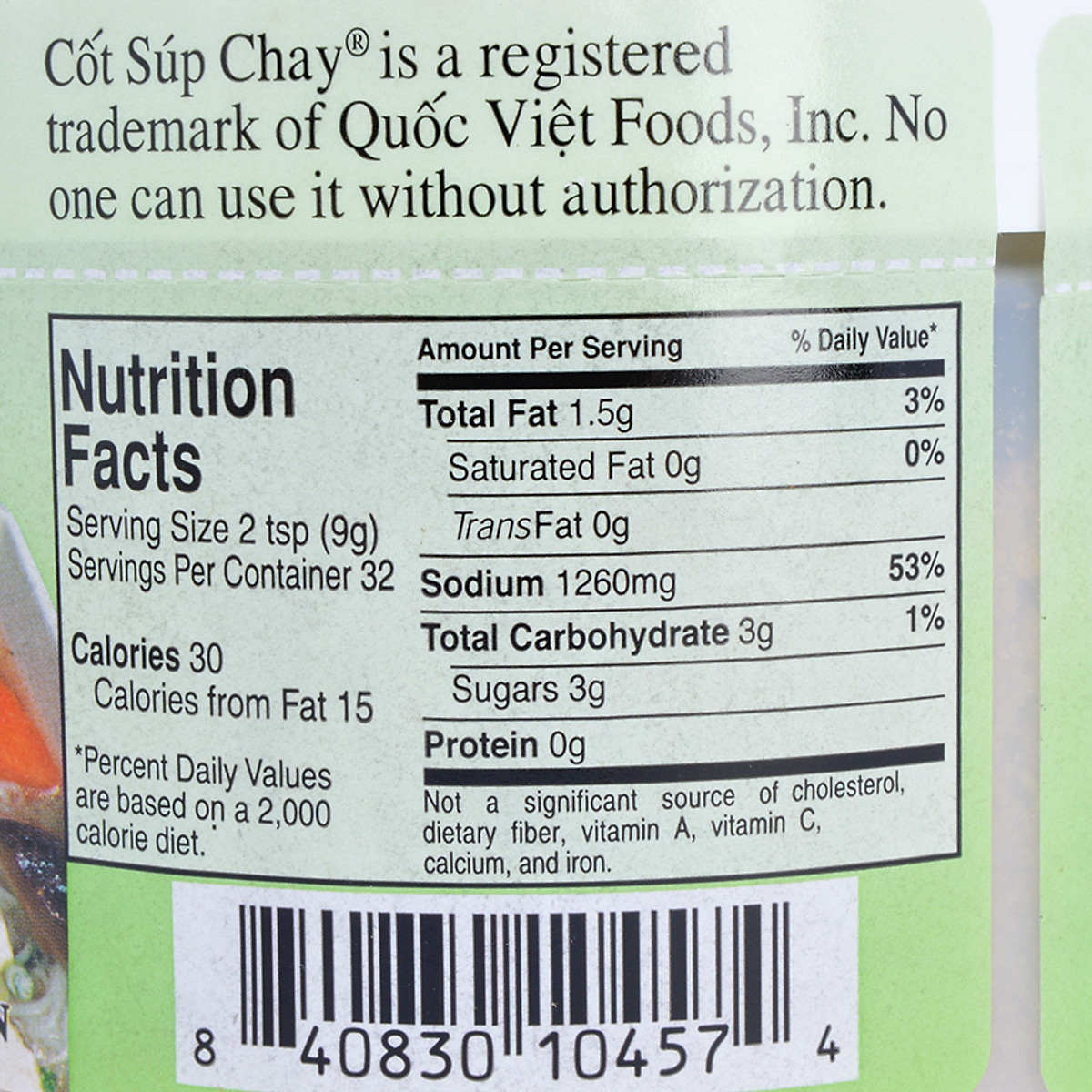 COMBO 2 Gói Gia Vị Nấu Súp Chay Cốt Quốc Việt - 2 x 50g - gia vị dành cho món ăn thuần chay - VN10507