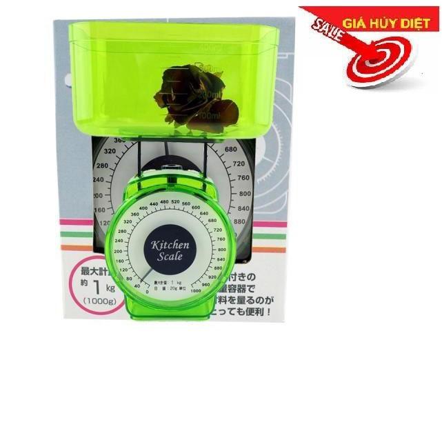 cân điện tử mini cầm tay giá rẻ, cân tiểu ly - Cân nhà bếp Kitchen Scale xuất Nhật Bản 1kg Model KCA -001  tiện dụng