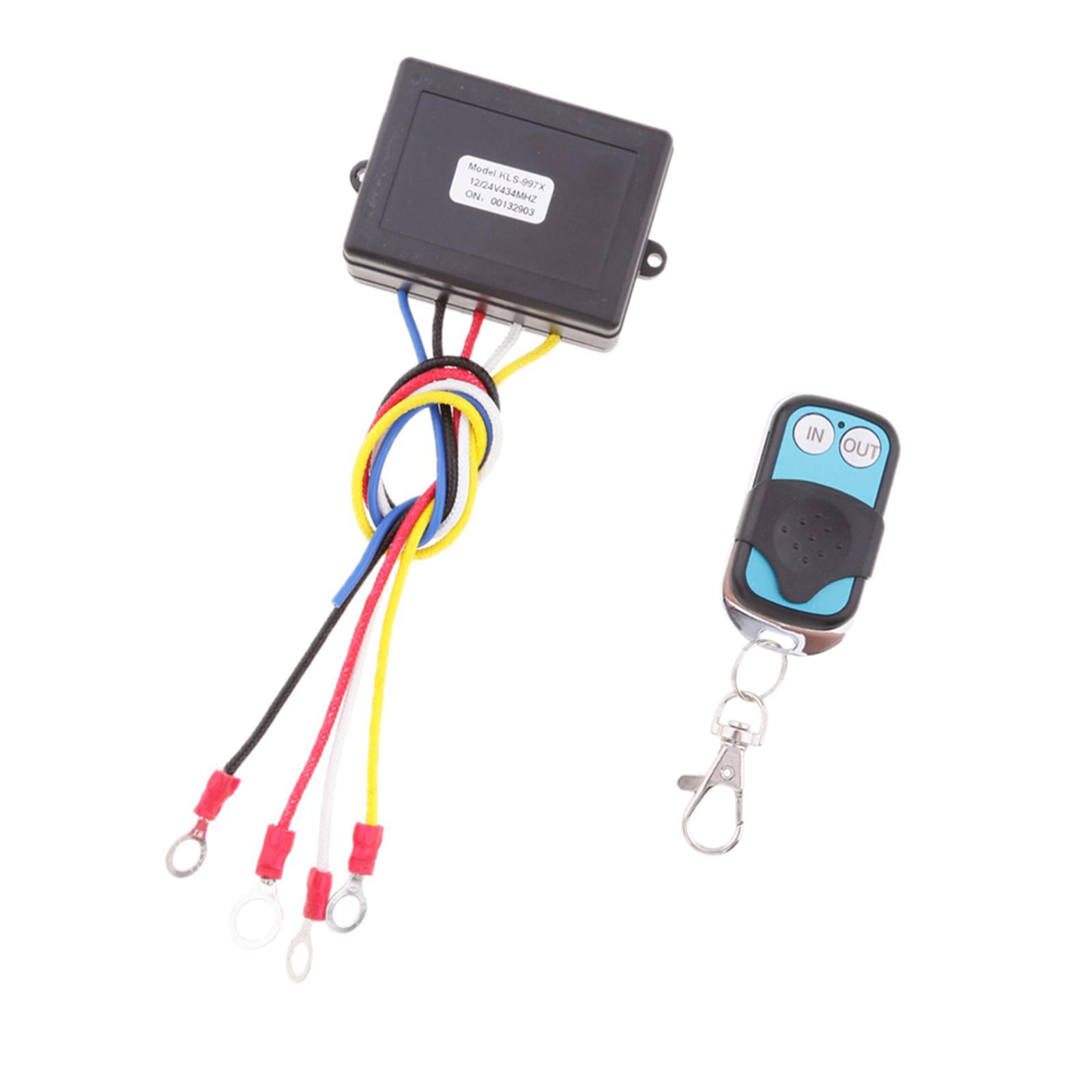 2PCS 12/24V Car ATV SUV Wireless Winch Remote  Switch Handset