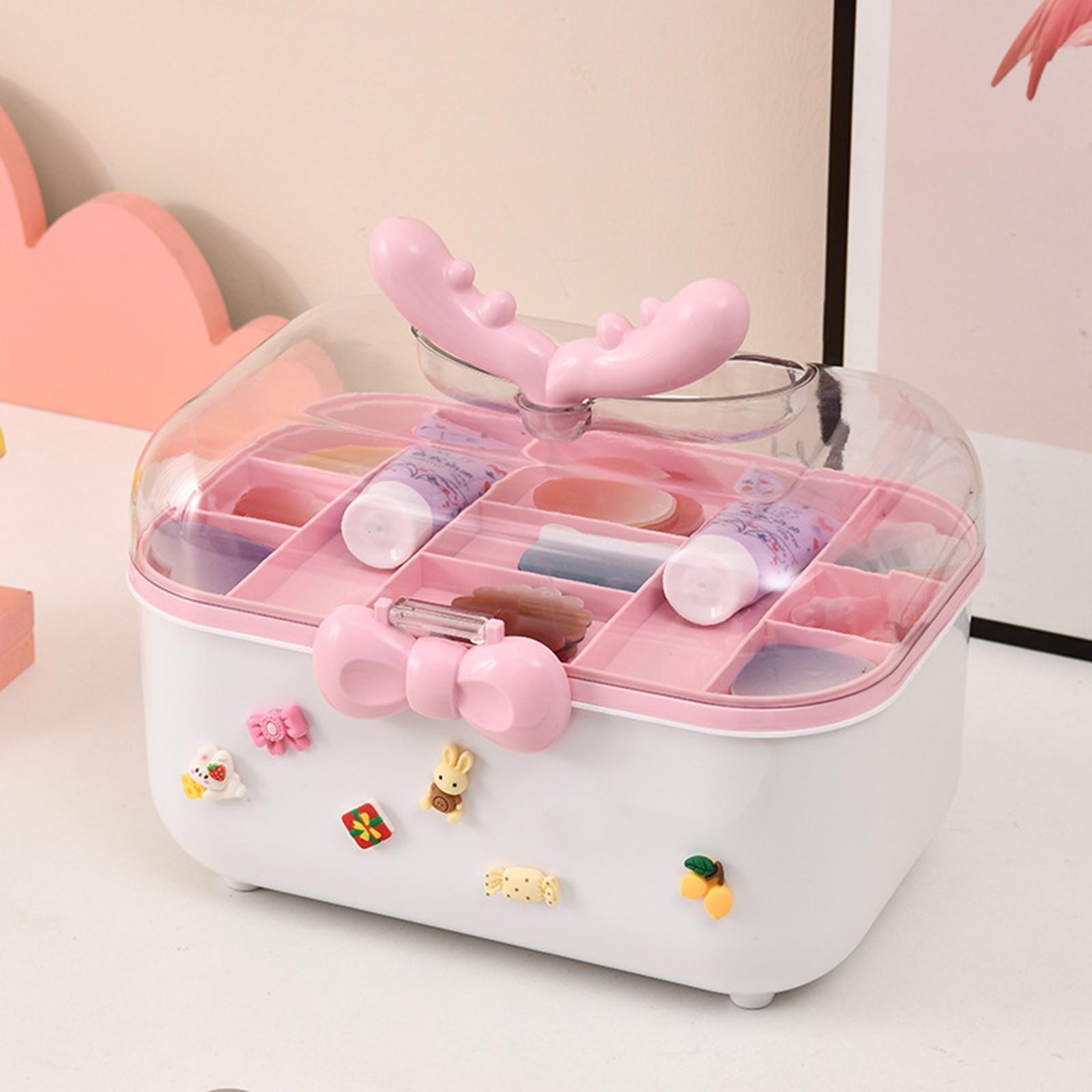 Children Hair Accessories Storage Box Jewelry Organizer Container Hair Accessory Organizer for Hair Clips Necklaces Bracelets