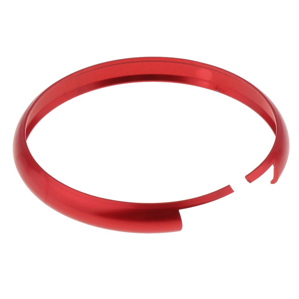 2x Aluminum Key Ring Decorative Chain for  Clubman Countryman Red