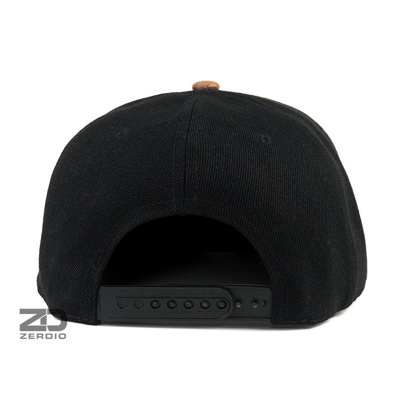 Mũ lưỡi trai hiphop nam, Nón Snapback SN37 màu đen chất liệu cao cấp