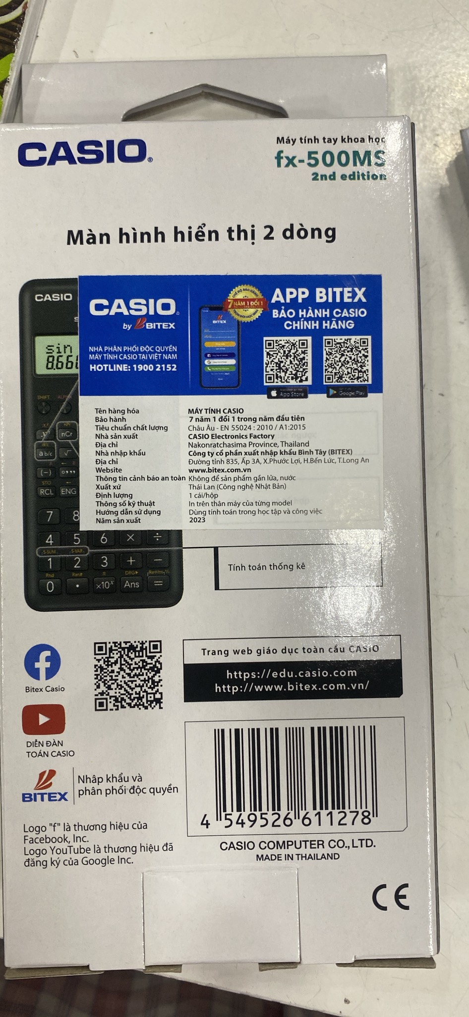 Máy Tính Casio FX-500MS