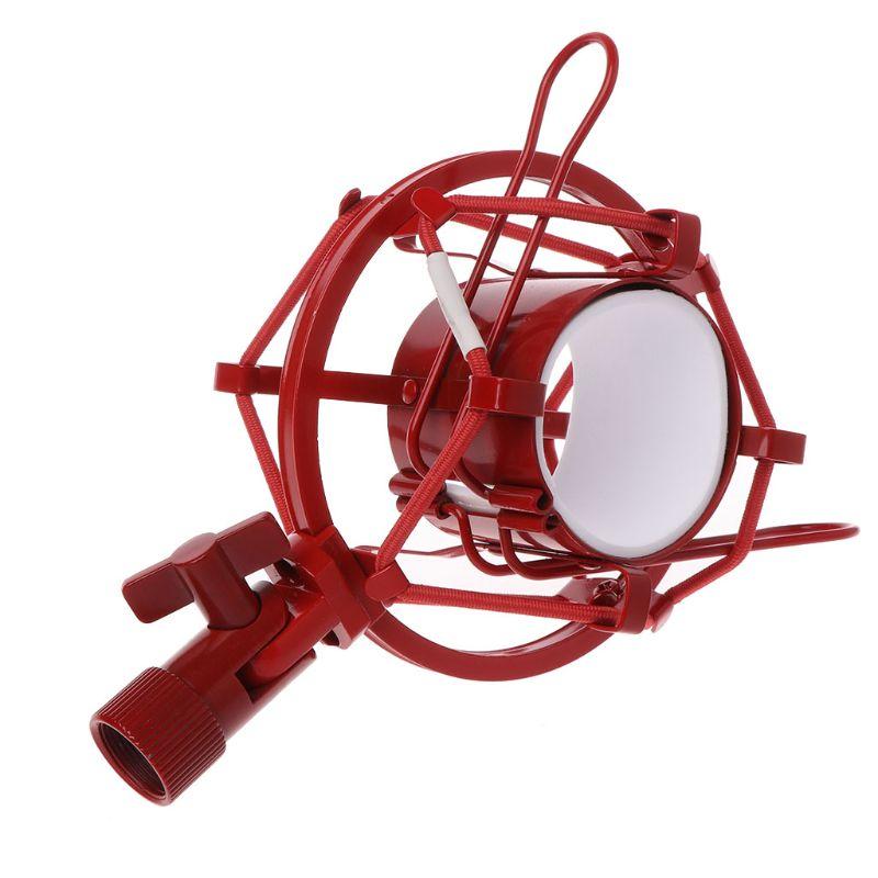 H8WA Metal Shockproof Studio Ghi Micro Micro SHOCK Mount Spider Mic CLIP cho máy tính phát sóng BM 700 800 BM-800