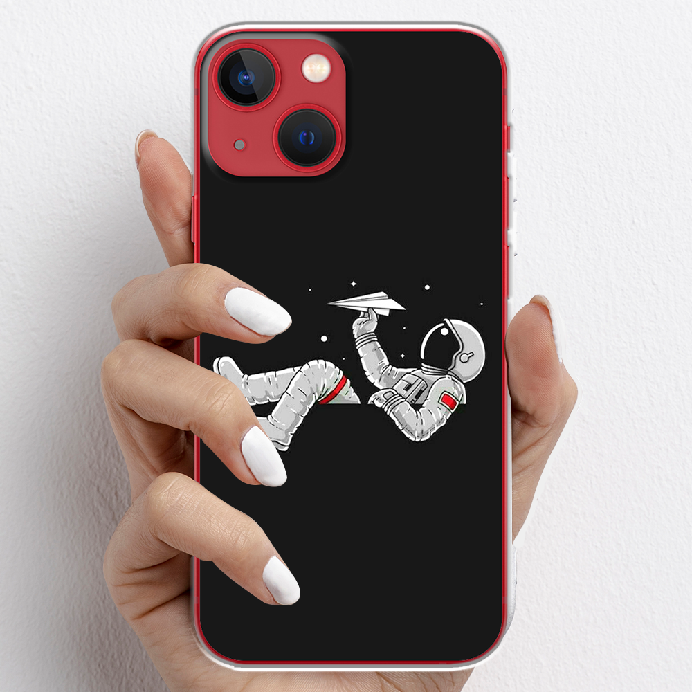 Ốp lưng cho iPhone 13, iPhone 13 Mini nhựa TPU mẫu Phi hành gia